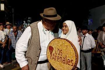 La carreta de Arenales triunfa en la romería de Valsequillo (Foto Francisco Javier Santana)